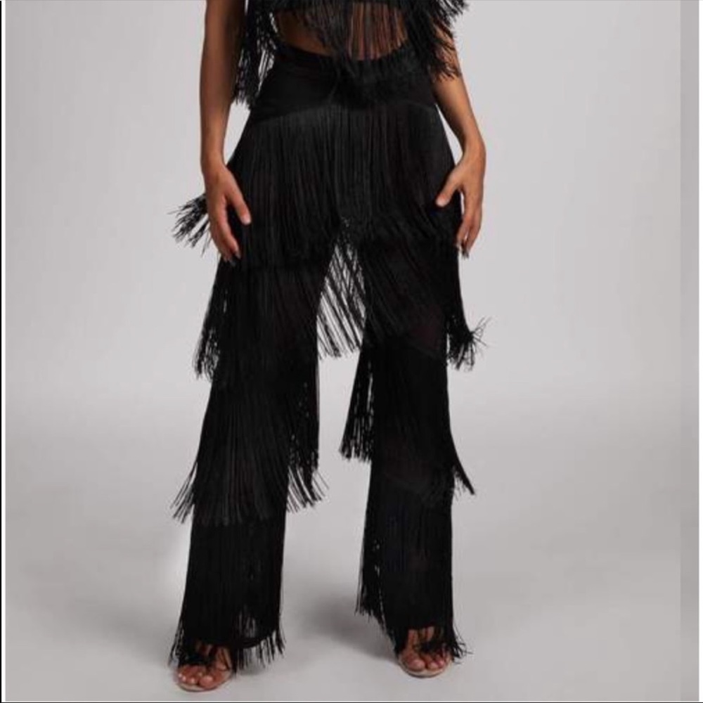 Amira fringe pants